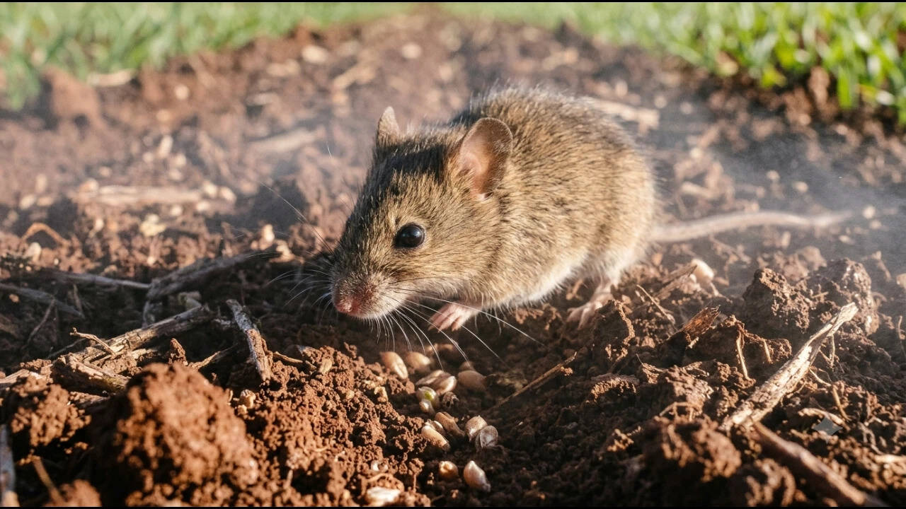 Australian scientists used wheat scent to confuse mice, cutting seed loss by 74%
