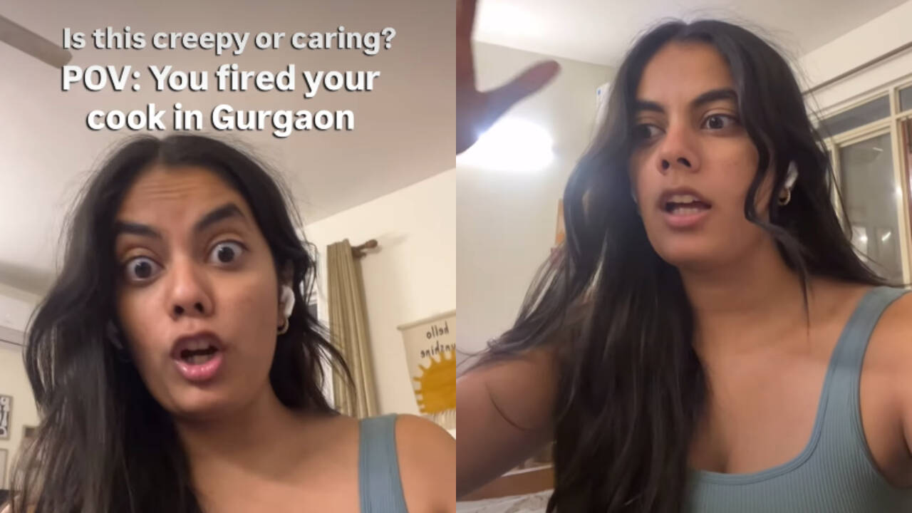 Gurugram woman fires cook, security guard sends her home-cooked food; her reaction has internet asking ‘creepy or caring?’