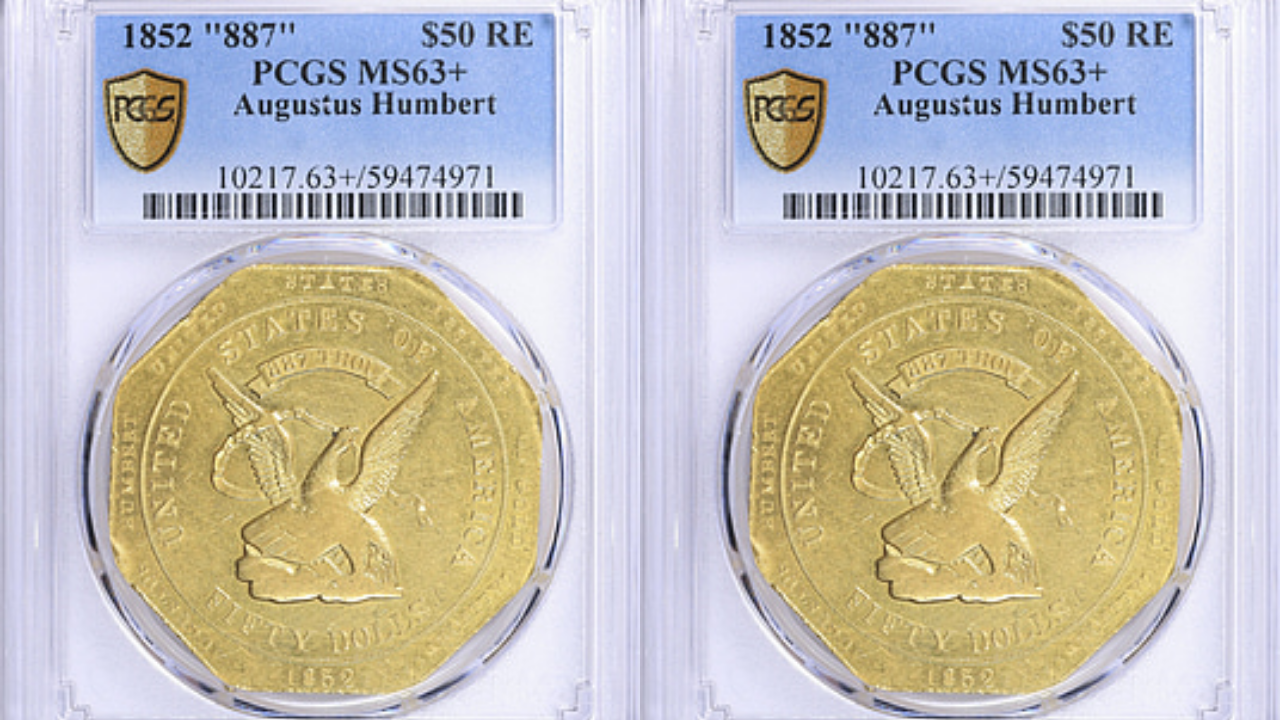 Rare 1852 California Gold Rush coin sells for $367,875