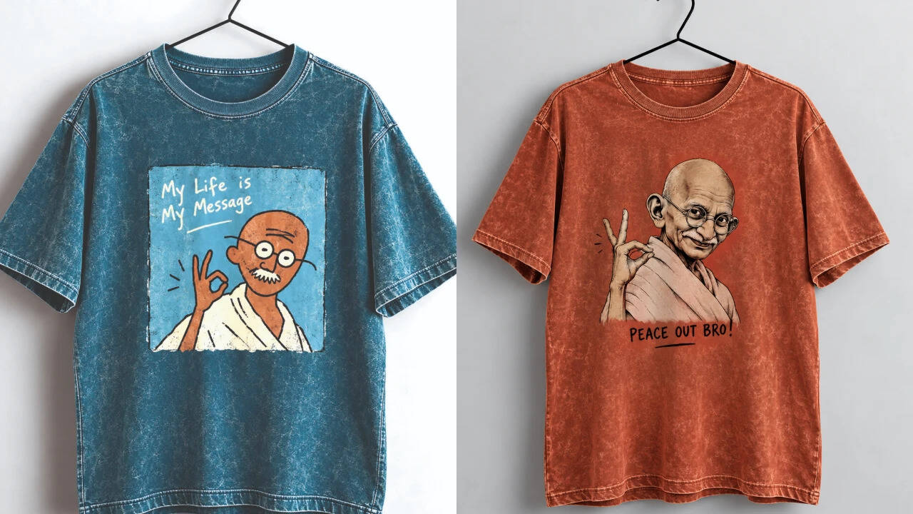 IMO, Gandhi tee should be the next Y2K comeback