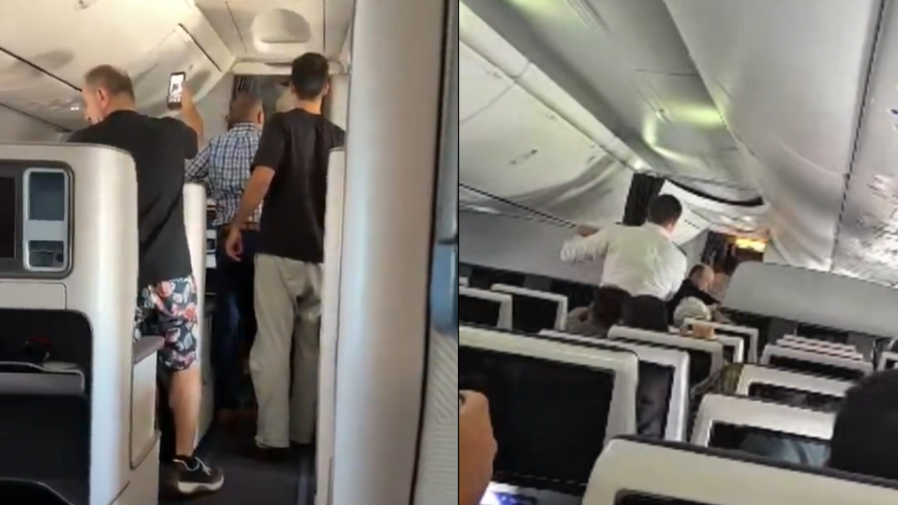 Is there doctor? Extra pilot? New video shows passengers rushing to flydubai cockpit