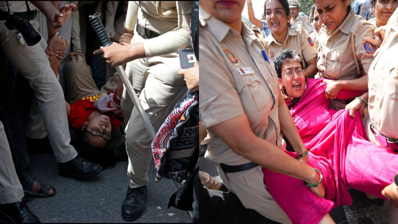 Jantar Mantar protest: AAP's Atishi, AISA's Neha among 700 detained