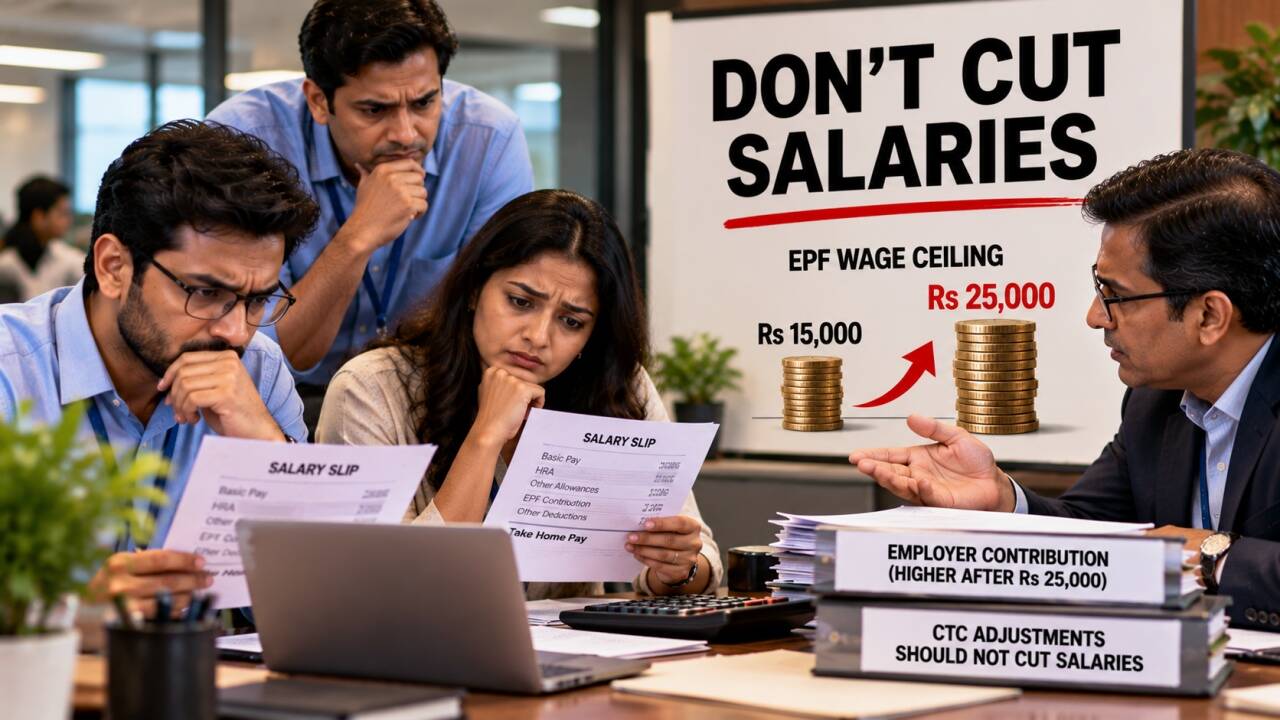 ‘Don’t cut salaries’: Govt’s clear directive to companies as EPF wage ceiling rises