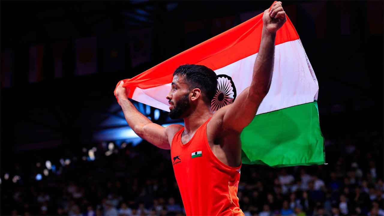Sujeet Kalkal wins India's first wrestling gold at Asian Games 2026