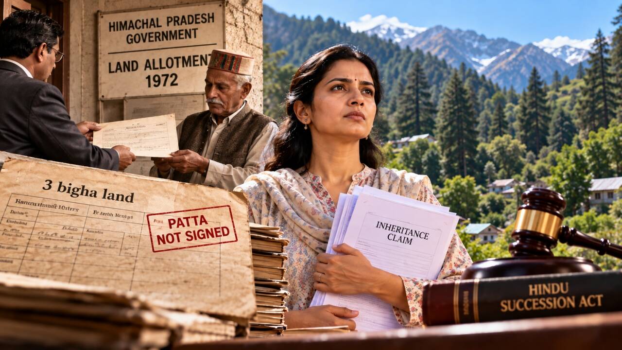 Father got 3 bigha in 1972; HC protects married daughter's land claim