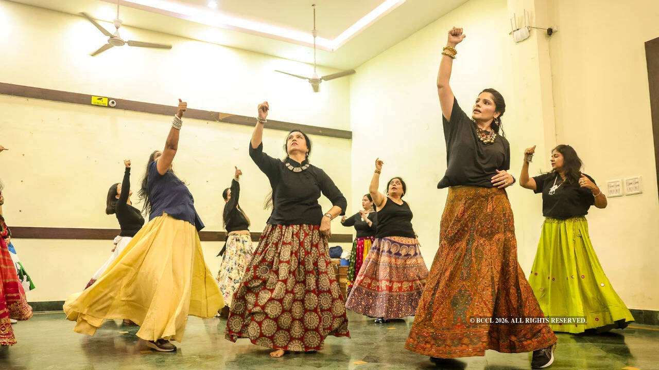 Snap, clap, twirl into the garba spirit