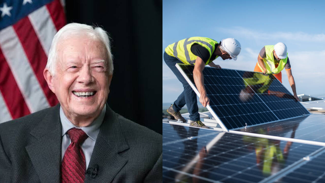Jimmy Carter’s Georgia solar farm went on to supply about 60% of Plains’ power