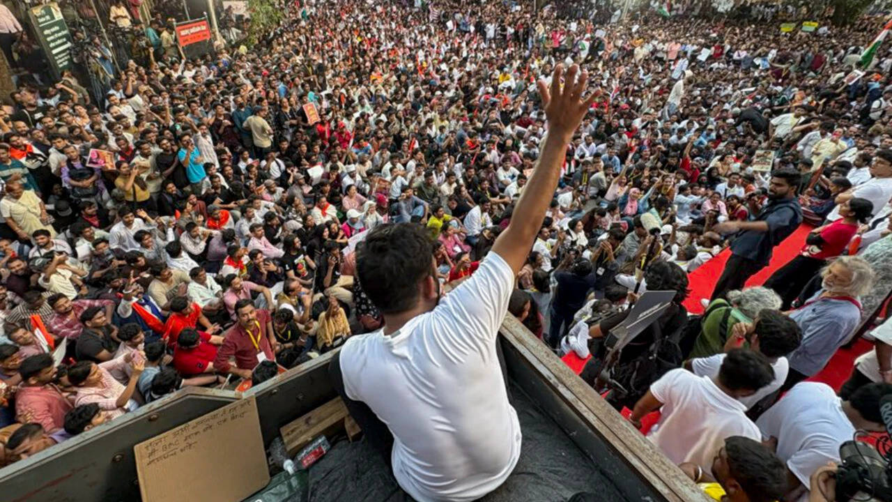 Over 10,000 turn up for CJP’s anti-CEC protest at Mumbai's Shivaji Park