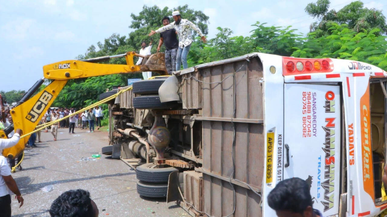 Tragic Road Accident Claims Four Lives in Telangana Ghat Section