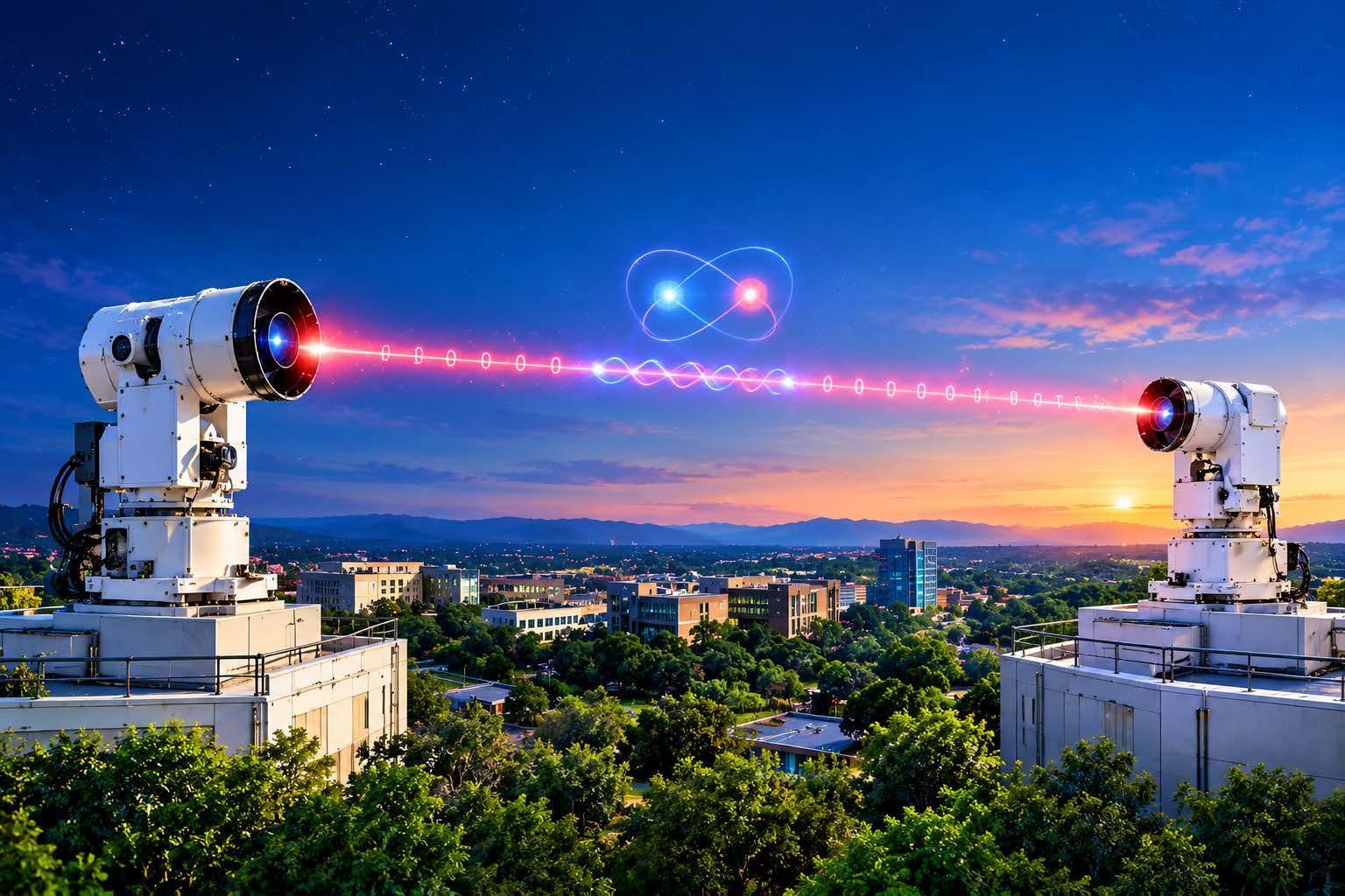 BISAG‑N, IIT-Gn part of free-space quantum key distribution demonstration
