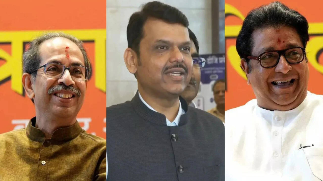 ‘They have become Ghajinis’: Fadnavis mocks Uddhav, Raj Thackeray over Mumbai protest against EC
