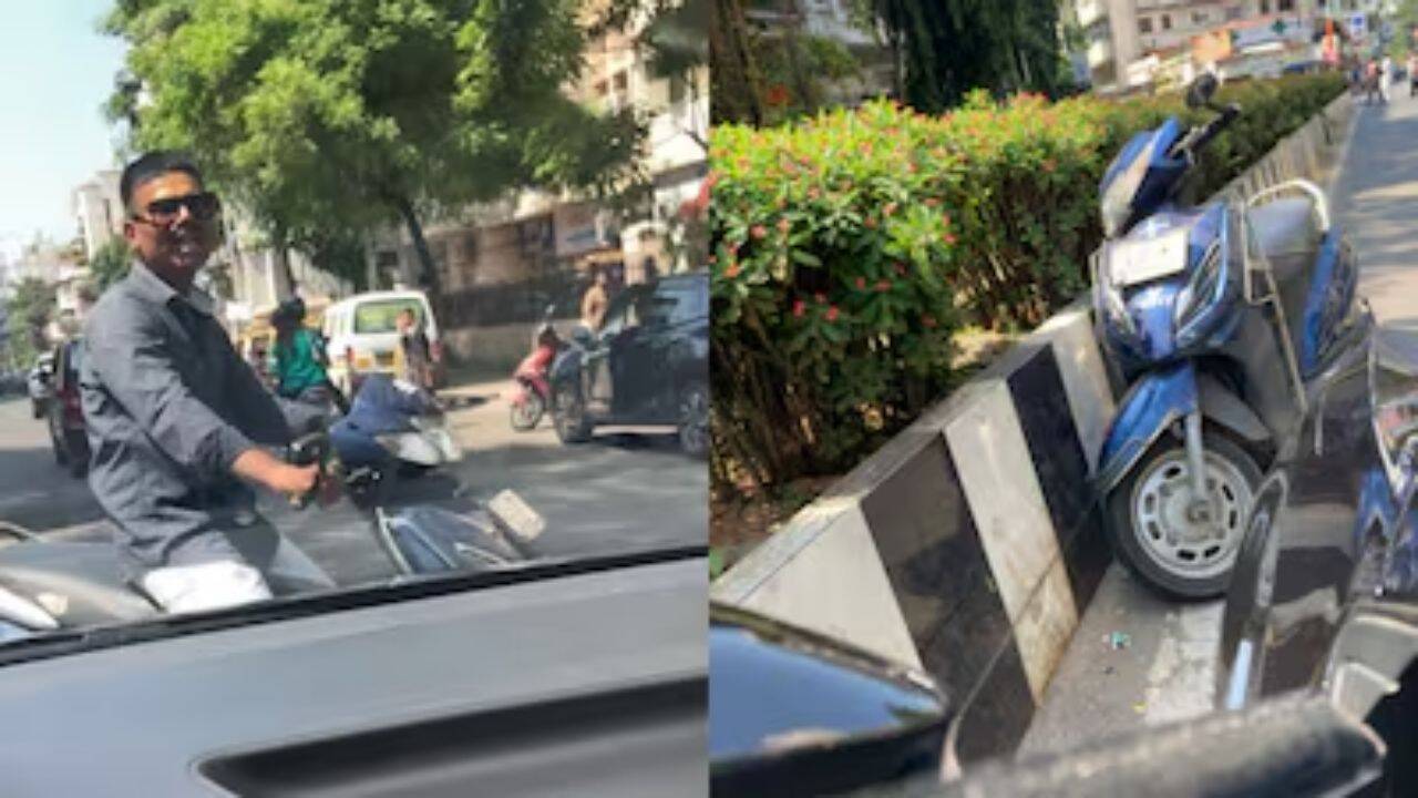 Mumbai woman says wrong-side scooter rider blocked her car, abused her; cops respond