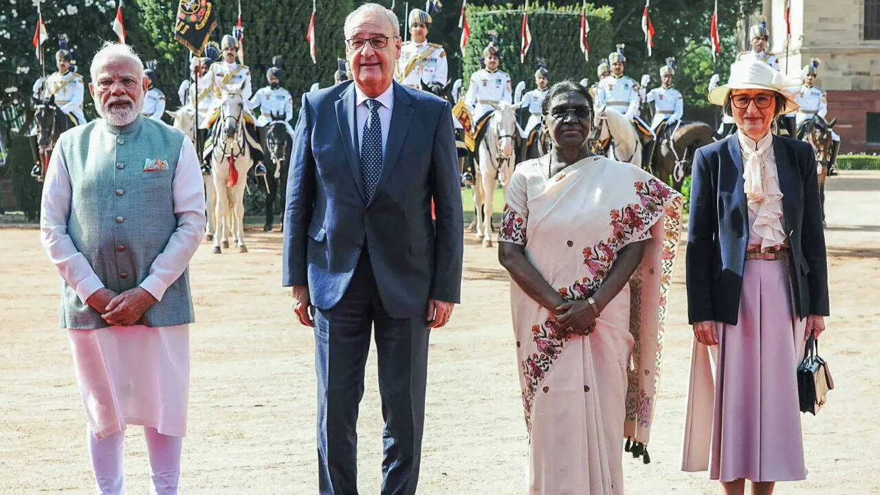 PM Modi meets Swiss president Parmelin in Delhi; trade, investment on agenda