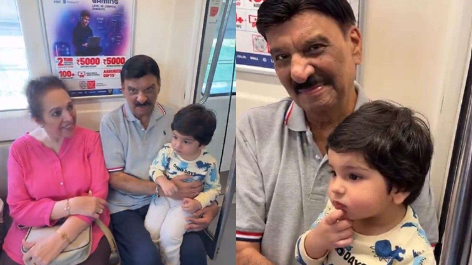 Shammi Narang’s grandson hears Dadu’s iconic Delhi Metro voice for the first time