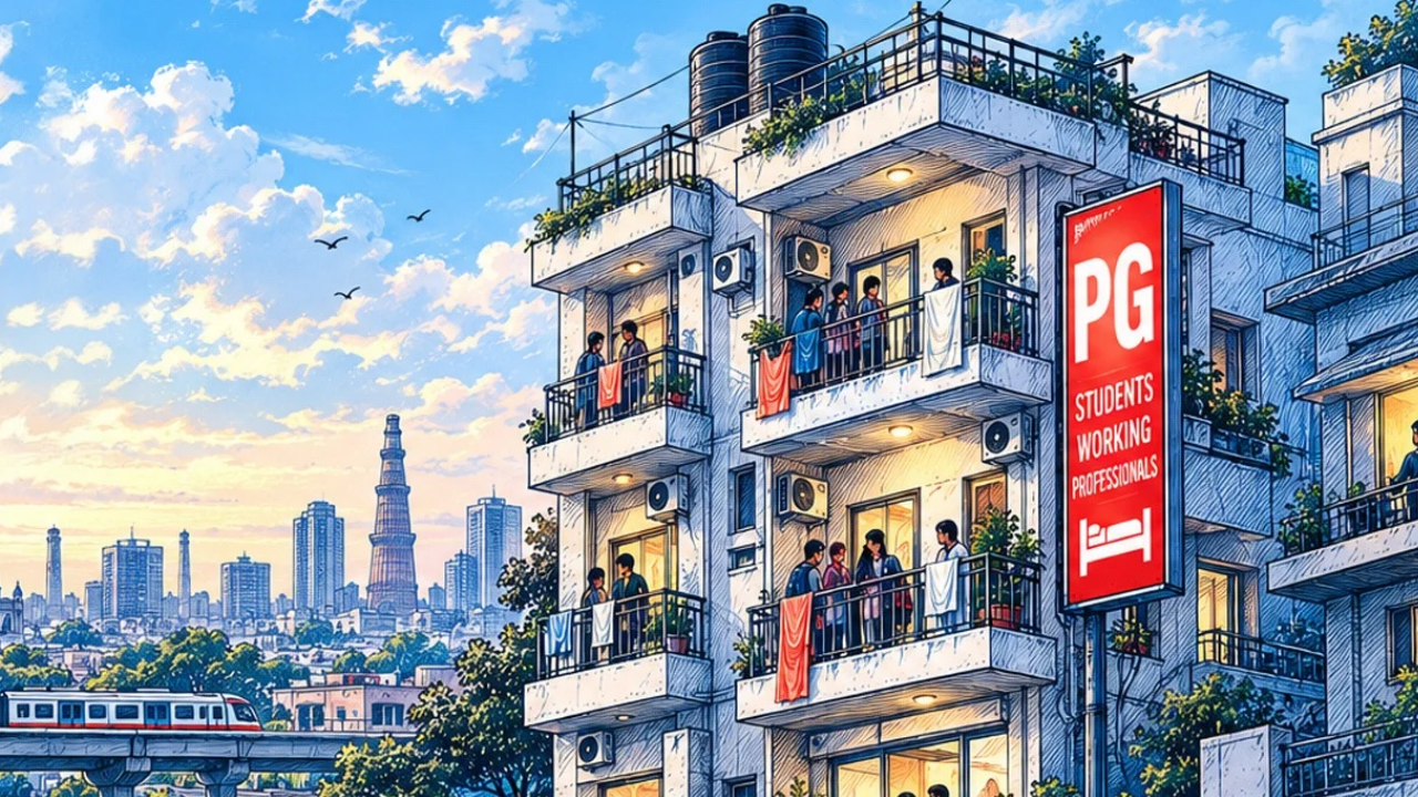 Inside Delhi-NCR's PG boom: When homes turn into hostels