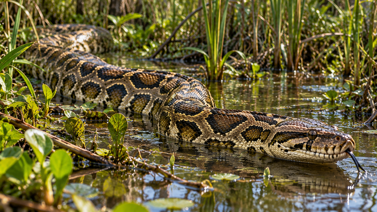Florida's Burmese pythons are carrying three previously unknown RNA viruses