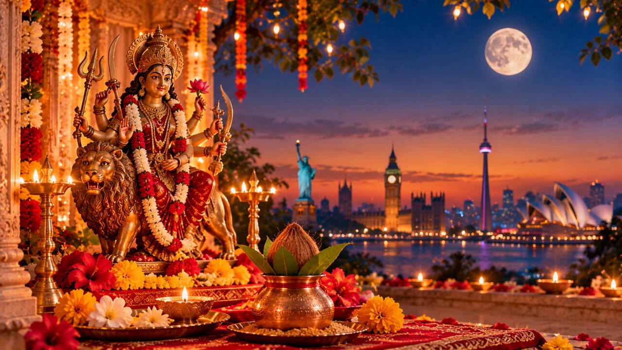 Navratri 2026 Muhurat Guide: NRIs get local tithi timings; Ashtami, Navami shift abroad