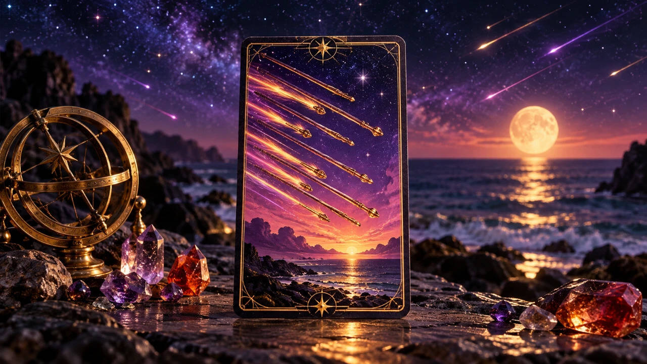 Eight Of Wands Tarot Meaning: Delays may suddenly end; keep the diary loose