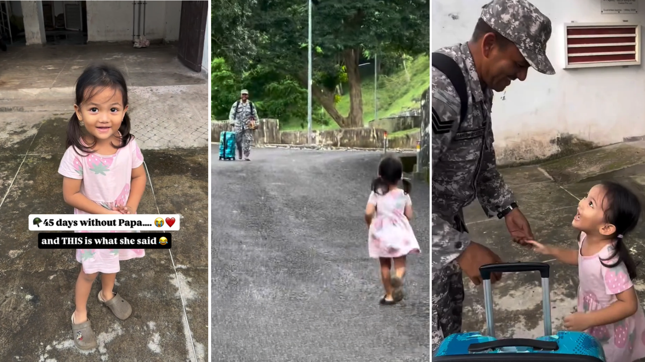 "Mumma, Papa kab aayenge?" Little girl’s 45-day wait ends in sweetest reunion with Army officer dad