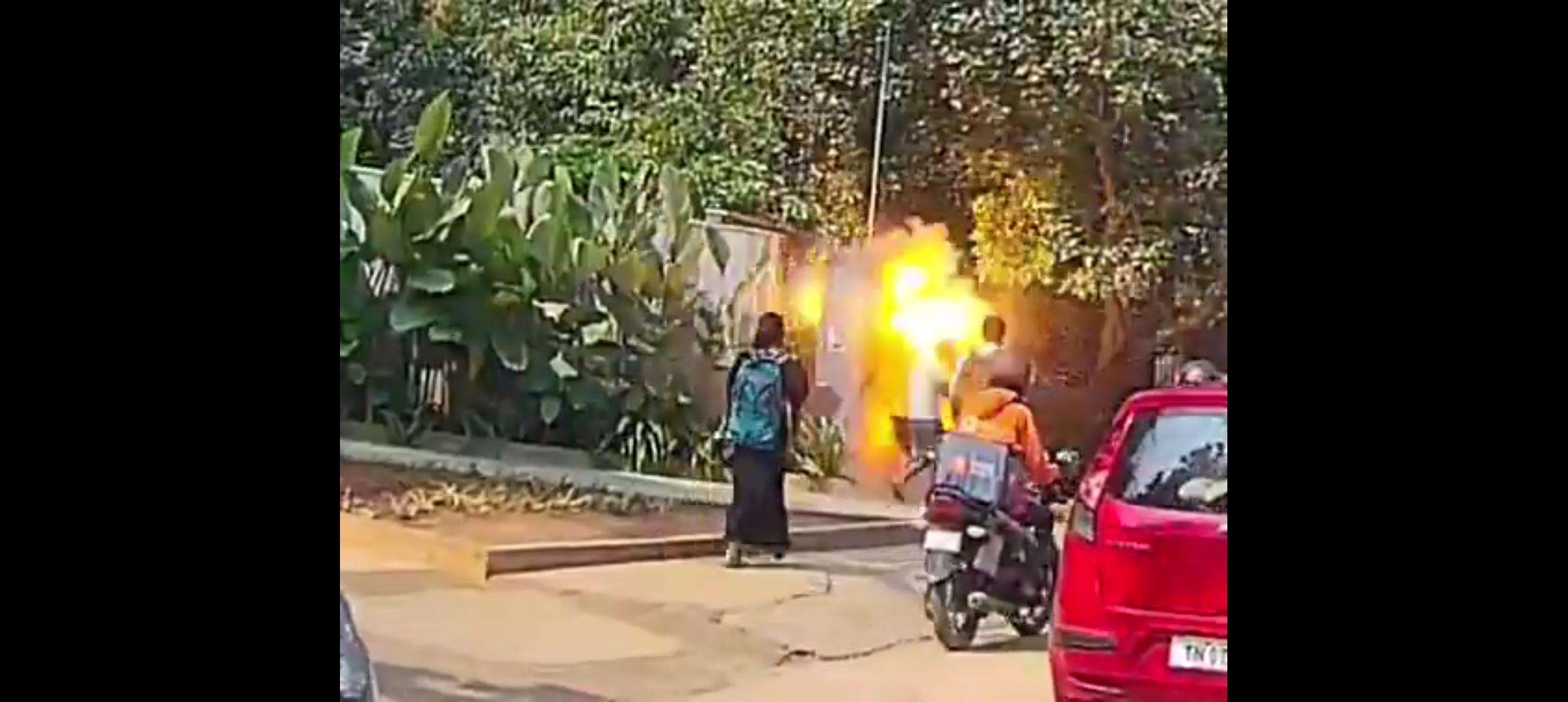 Transformer explodes near Amazon office in Bengaluru, injuring pedestrians