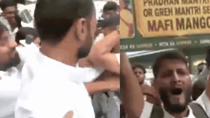 Dragged, slapped, punched: Kashmiri ‘Modi fan’ roughed up by protesters at Delhi’s Connaught Place