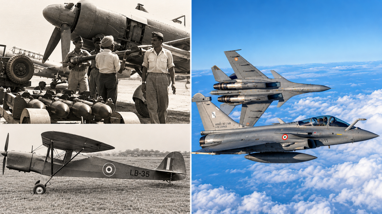 From 19 Hawai Sepoys and 4 aircraft to Rafales and Sukhois: The IAF's 94-year journey