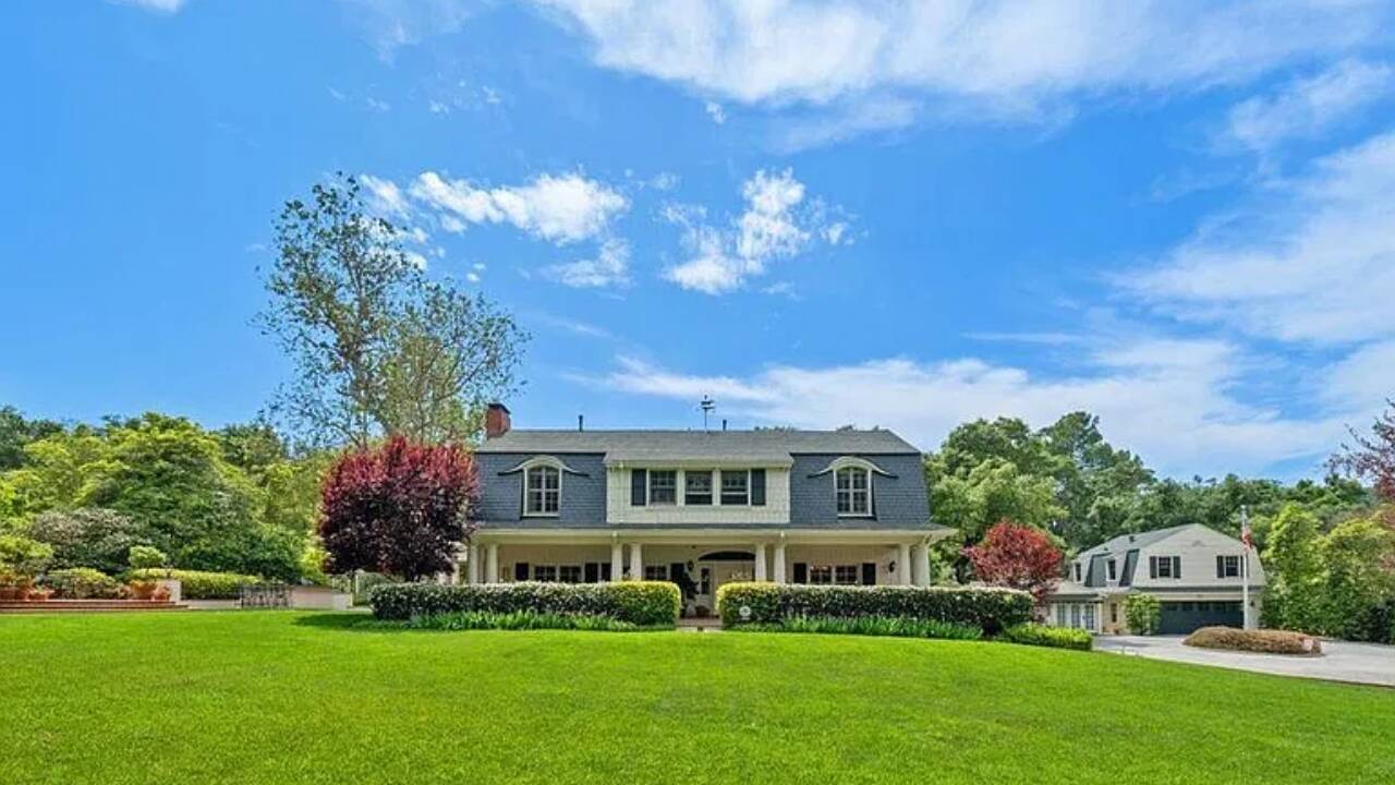 This California mansion has a train, tunnel and station