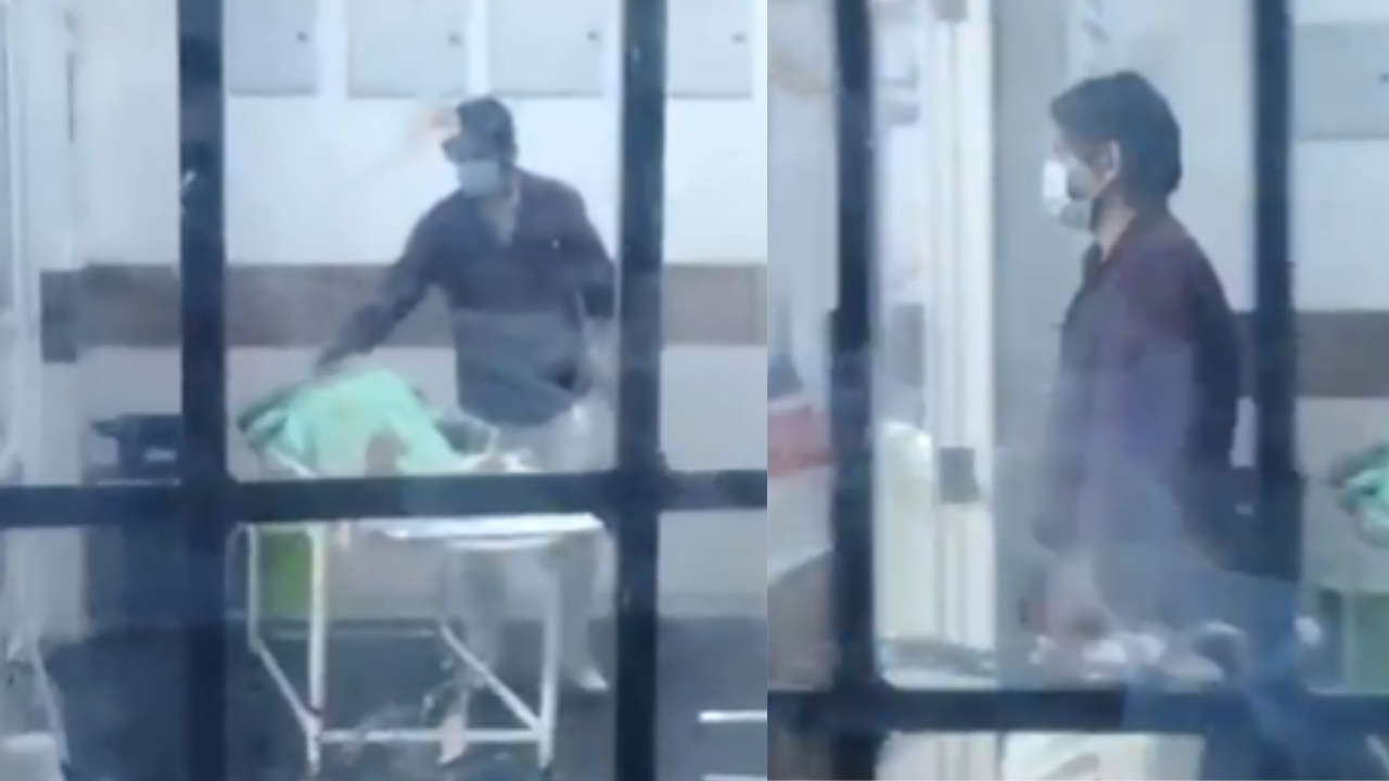 Siwan hospital CCTV scare: Masked man removes chain from dead body, walks away unnoticed