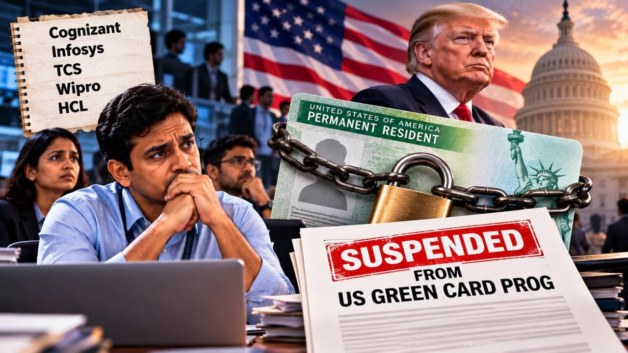 IT firms including TCS, Infosys suspended from US green card: How it hits Indians