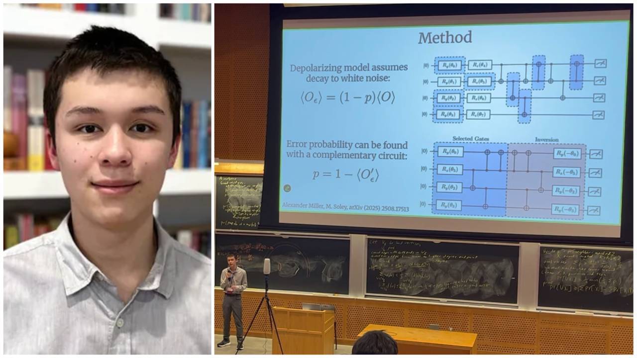 California teen's quantum-error method beats top 2 rivals in 100K tests, wins $25K