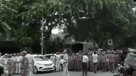 Watch: Drones take to Delhi skies ahead of CJP protest against CEC Gyanesh Kumar