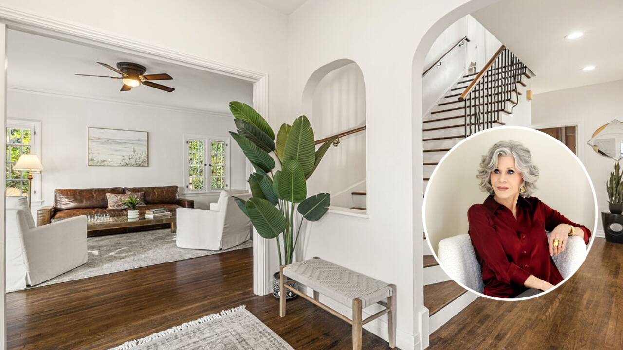 Jane Fonda’s former Hollywood Hills home lists for $1.99m