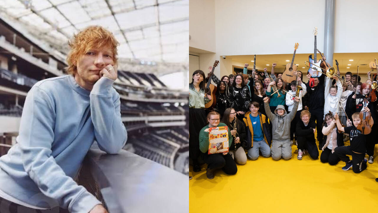 Ed Sheeran’s foundation reaches 12,000 UK young people through music education support