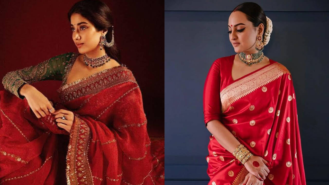 Navratri 2026 Day 3 colour is red: Red sarees, Anarkalis and more outfit ideas for the day