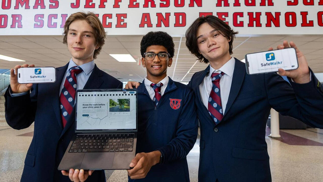 17-year-old Virginia student builds safer walking app; 14 schools pilot it