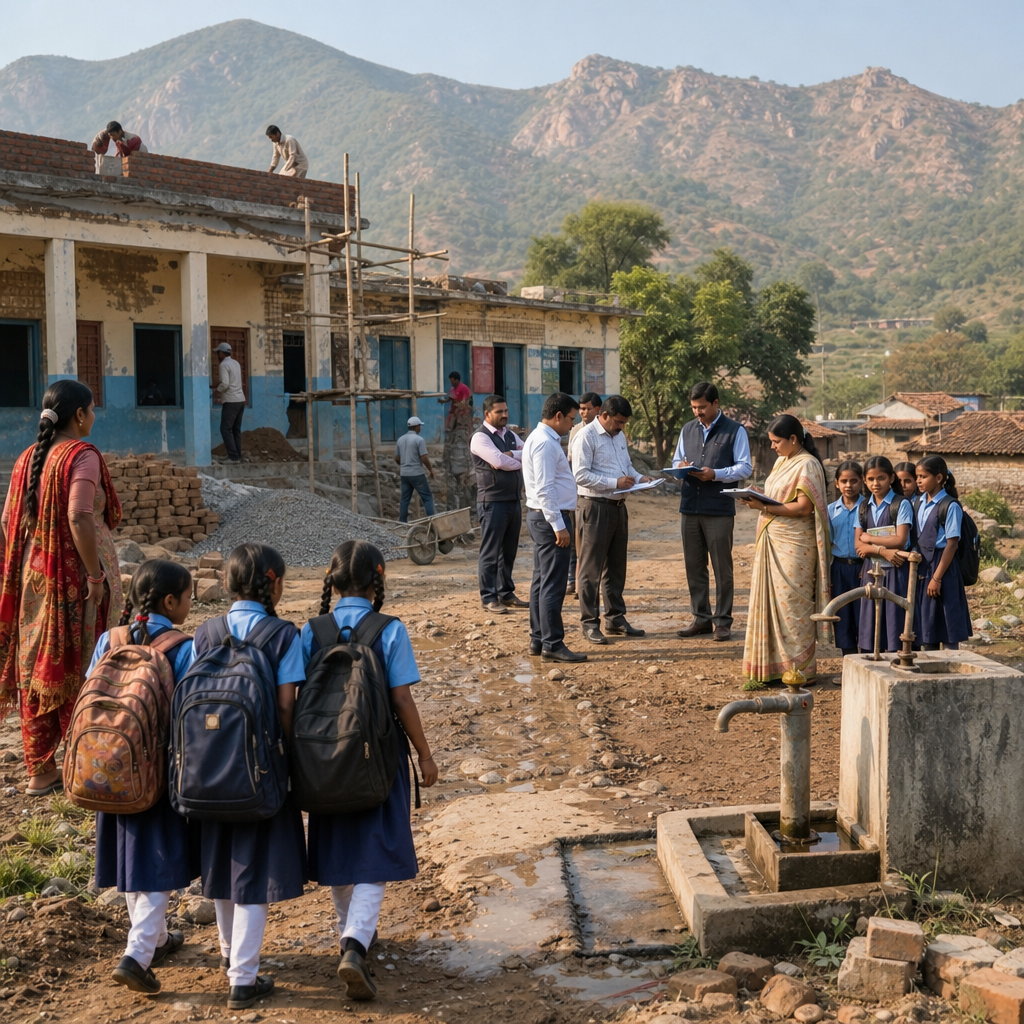 Bihar's School Infrastructure Crisis: Water and Road Deficits