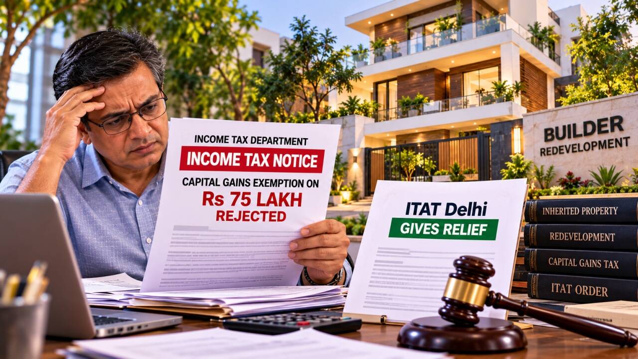 Taxman denied exemption on 3 floors after Rs 75L builder deal; ITAT grants relief