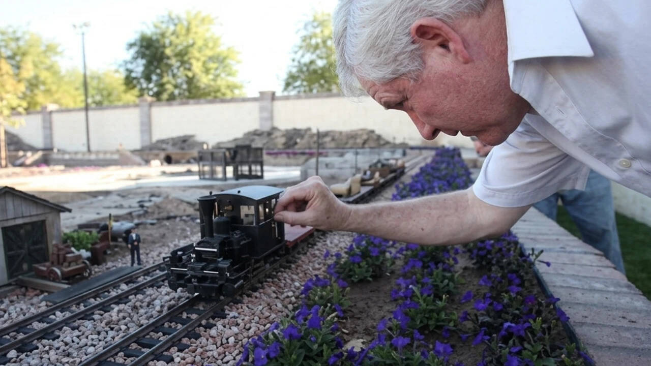 Arizona homebuilder spent years and thousands of dollars building a 4,000-foot backyard railway