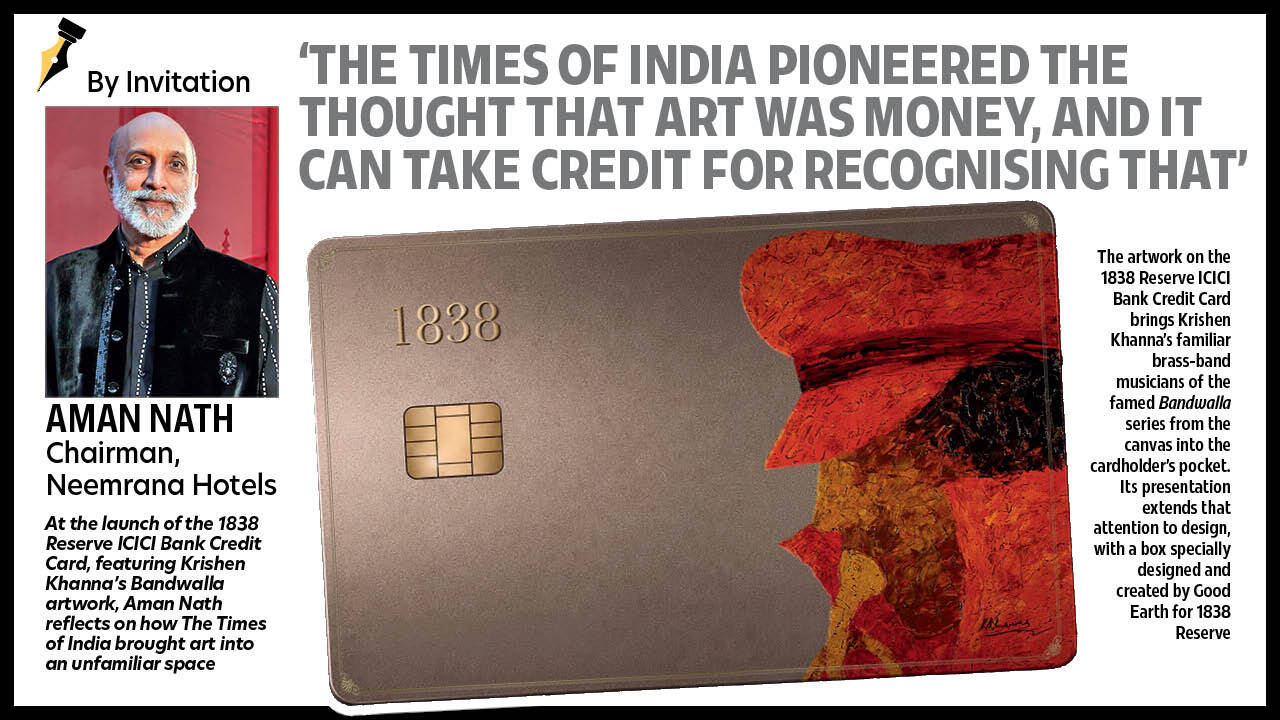 #ByInvitation: ‘The Times of India pioneered the thought that art was money, and it can take credit for recognising that’