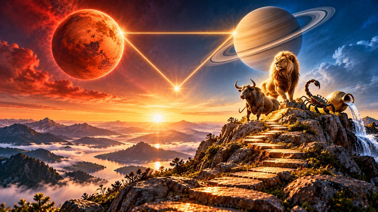 Guidance For Mars-Saturn Trine: Effort block eases from October 16; Aries to Capricorn gain