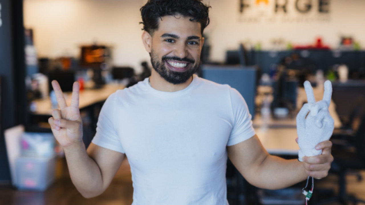From Lego hand in Syria to AI prosthetic in Canada: Ahmed Ibrahim’s journey