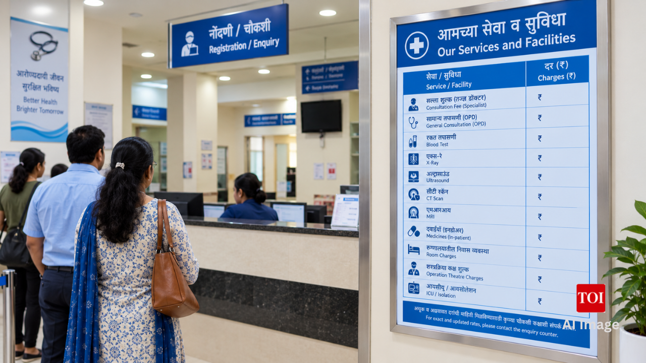 Maharashtra Mandates Transparent Hospital Pricing in Marathi and English