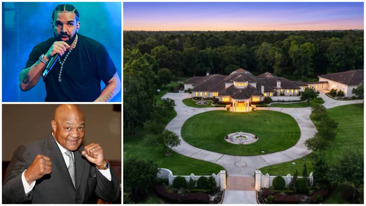 Drake approached over George Foreman’s $6m Texas mansion with 50-car garage