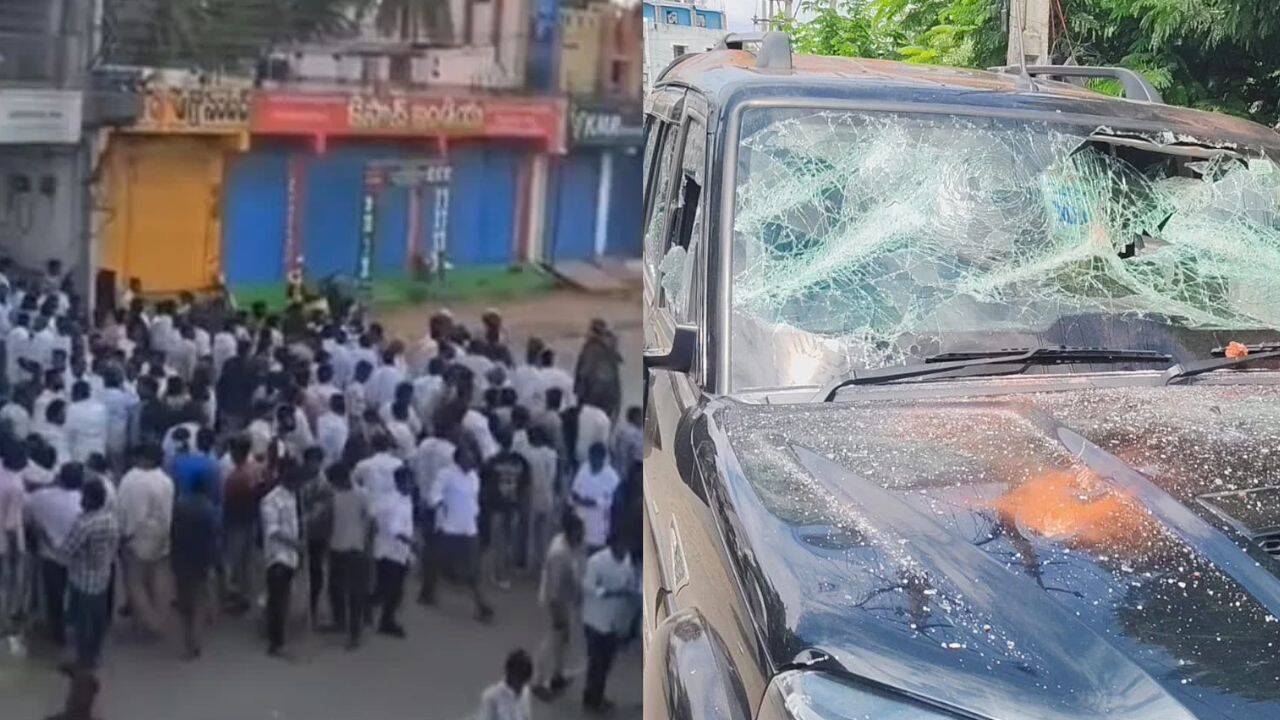 TDP, YSRCP clash during Andhra poll nominations; police fire 6 rounds in Jagan’s turf