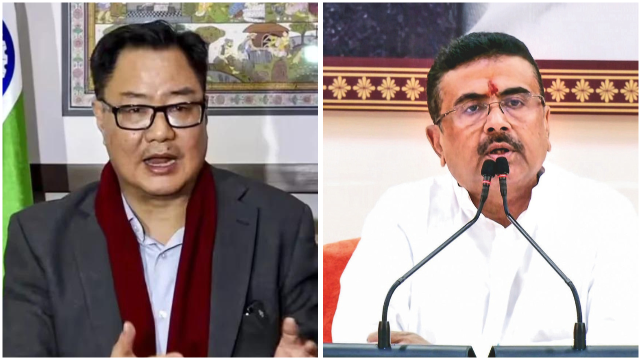 Evening news wrap: Rijiju alleges violence plot during protests, CM Suvendu orders probe into home guards after stampede & more