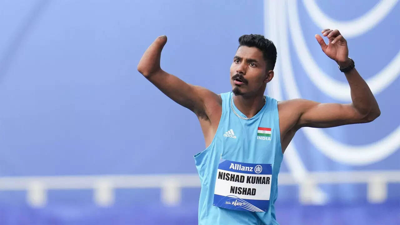 Asian Para Games: Nishad Kumar wins long jump gold; Ravi claims swimming silver