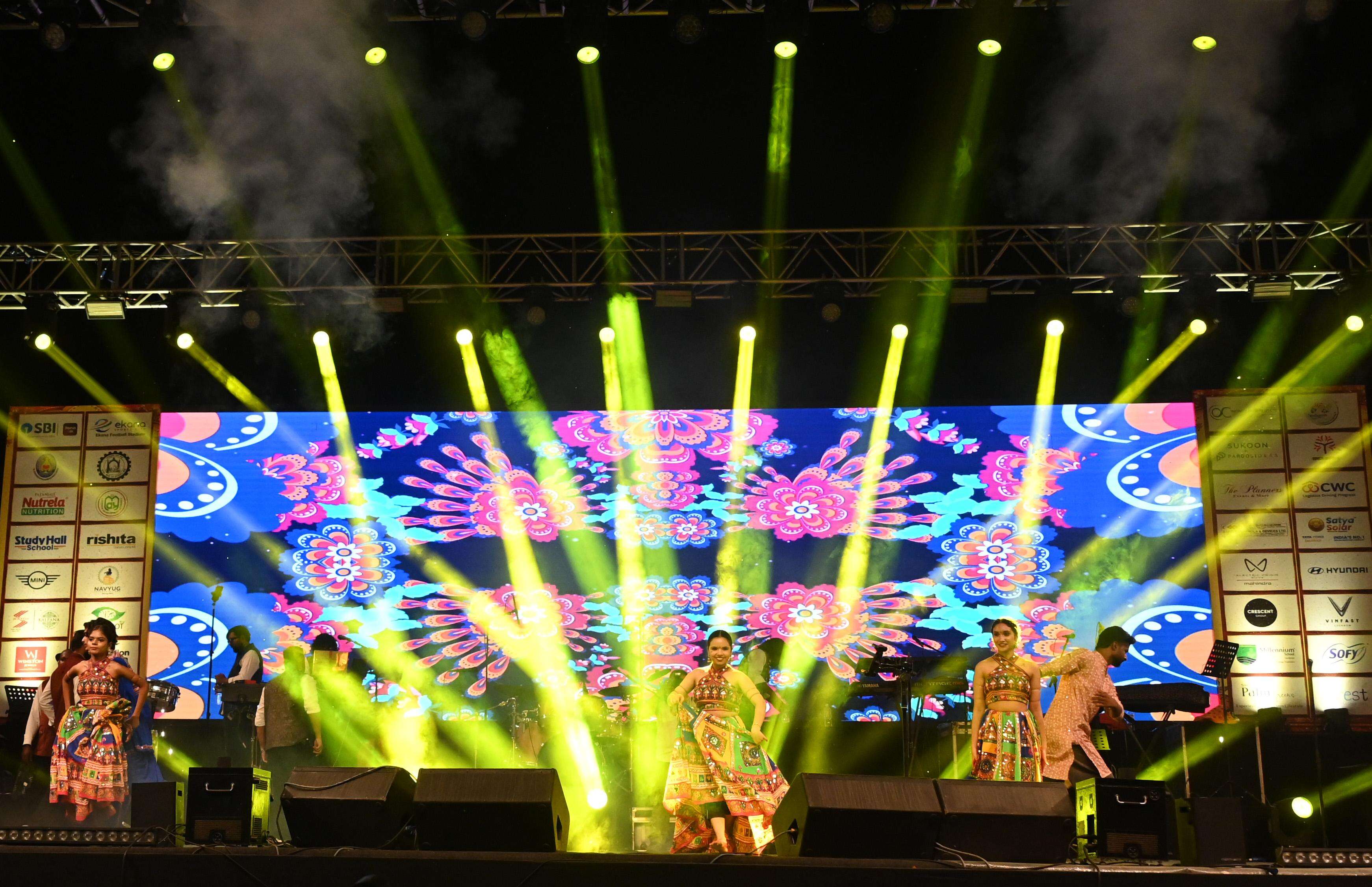 Full-on footfall at 'Garba Grih’