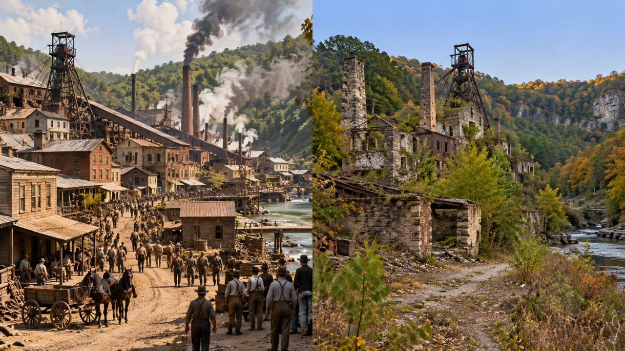 Arkansas mining town’s population plunged from 3,000 to 344 by 1920
