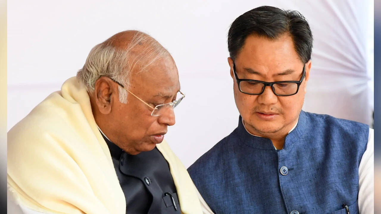 ‘No specific period prescribed’: Rijiju writes to Kharge on delay in proroguing Monsoon Session