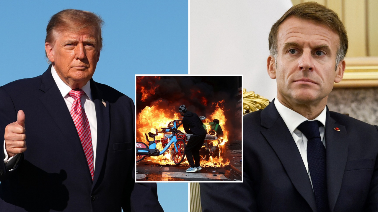 'Paris is going to be a Muslim city very soon': Trump slams Macron as riots spiral